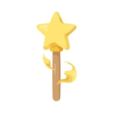 Illustration of magic wand Illustration