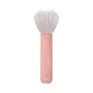 Illustration of Makeup Brush Stock Illustration