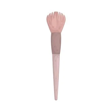 Illustration of makeup brush Stock Illustration