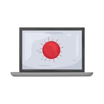 Illustration of Malware Stock Illustration