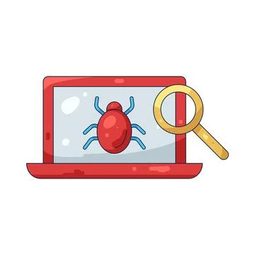 Illustration of Malware Stockillustratie