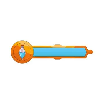 Illustration of mana bar Stock Illustration