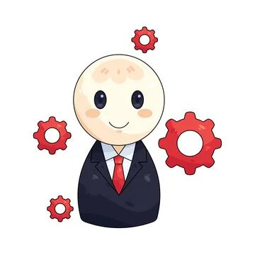 Illustration of manager Stock Illustration