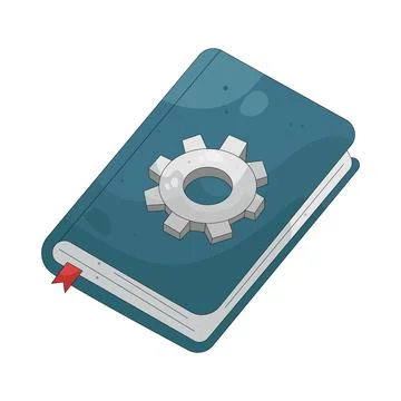 Illustration of manual book Stock Illustration