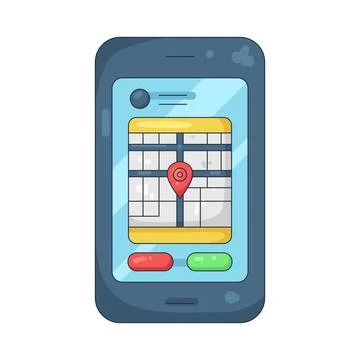 Illustration of map Stock Illustration