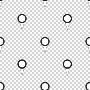 Illustration of map pointers in white background 스톡 일러스트