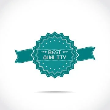 Illustration of the mark of best quality Stock Illustration