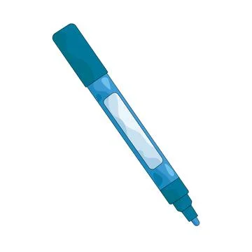 Illustration of marker pen Stock Illustration