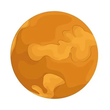 Illustration of Mars Stock Illustration