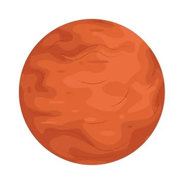 Illustration of Mars Stock Illustration