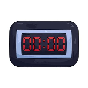 Illustration of match timer Stock Illustration