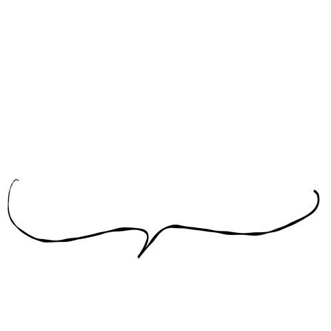 Illustration material |Simple handwritten speech bubble, black, no fill Stock Illustration