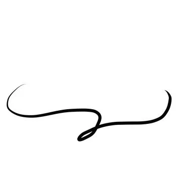 Illustration material |Simple handwritten speech bubble, black, no fill Stock Illustration