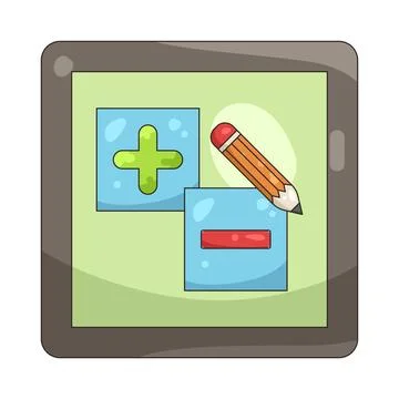 Illustration of Math Stock Illustration