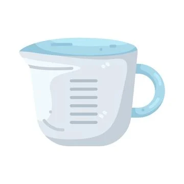 Illustration of measuring cup Stockillustratie