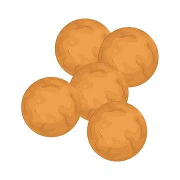 Illustration of Meatballs Illustrazione stock