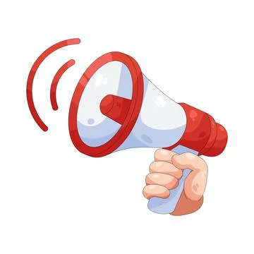Illustration of megaphone Stock Illustration