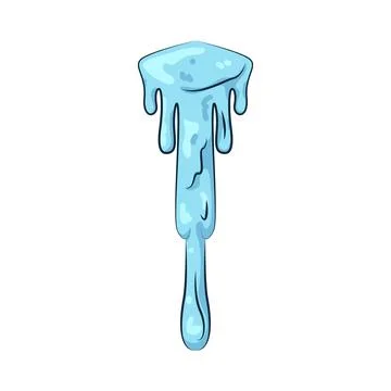 Illustration of Melting ice Stock Illustration
