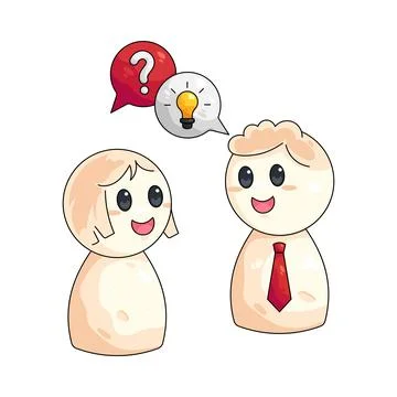 Illustration of mentor Illustrazione stock