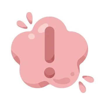 Illustration of message alert Stock Illustration