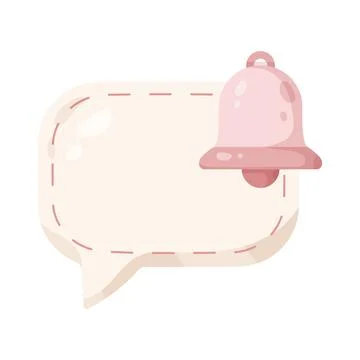 Illustration of message notification Stock Illustration