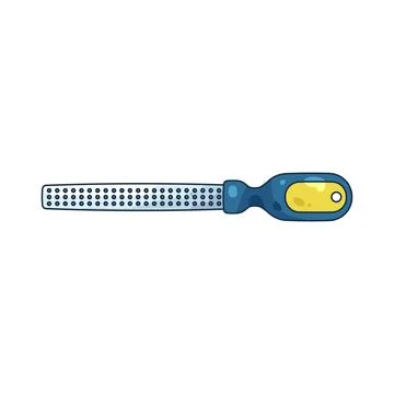 Illustration of metal file Stock Illustration