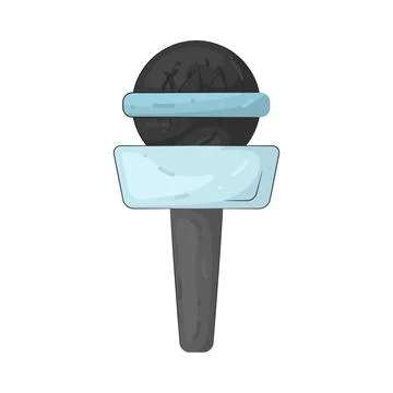 Illustration of microphone Stock Illustration