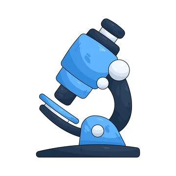 Illustration of microscope Stock Illustration