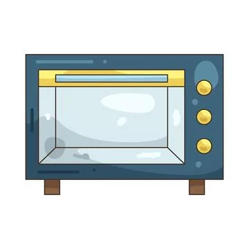Illustration of microwave Stock Illustration