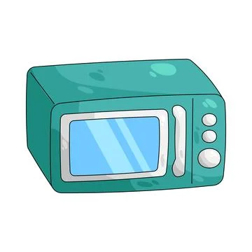 Illustration of microwave 스톡 일러스트
