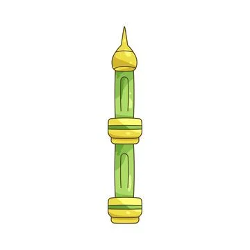 Illustration of minaret tower Stock Illustration