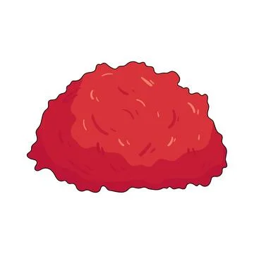 Illustration of Minced meat Stock Illustration