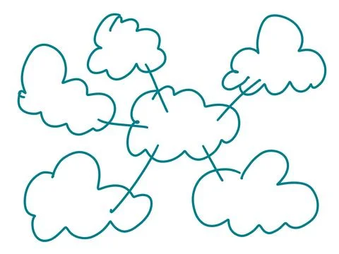 Illustration mind mapping template for presentation chart infographic. 스톡 일러스트