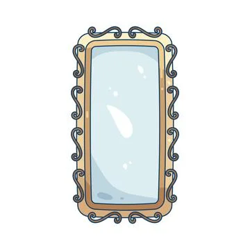 Illustration of mirror Stock Illustration