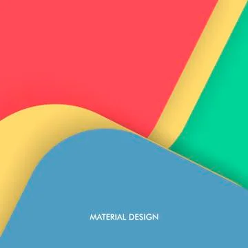 Illustration of modern material design. Vector background Illustrazione stock