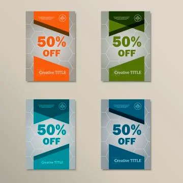 Illustration of modern material design. Vector background Illustrazione stock