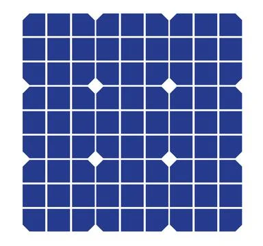 Illustration of modern solar panel surface. Alternative energy source Stock-Illustration