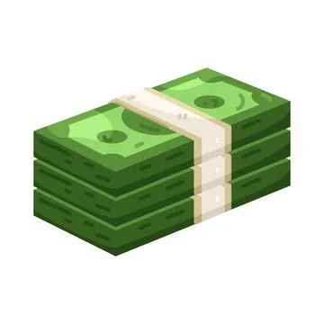 Illustration of money stack イラスト素材