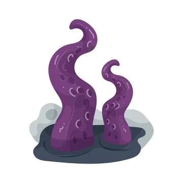 Illustration of Monster tentacles Stock Illustration