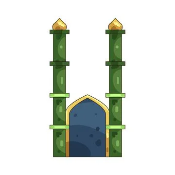 Illustration of mosque Illustrazione stock