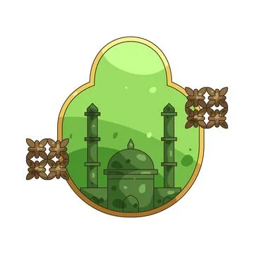 Illustration of mosque Stock Illustration