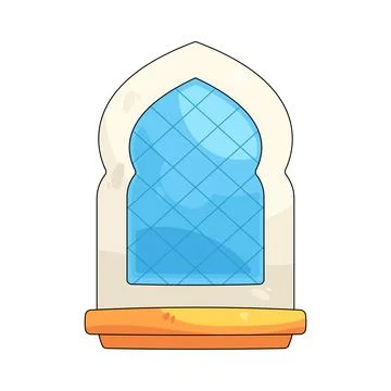 Illustration of mosque pattern 스톡 일러스트