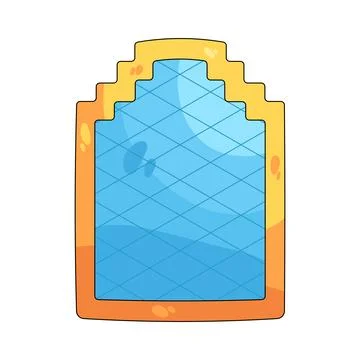 Illustration of mosque window Stock Illustration