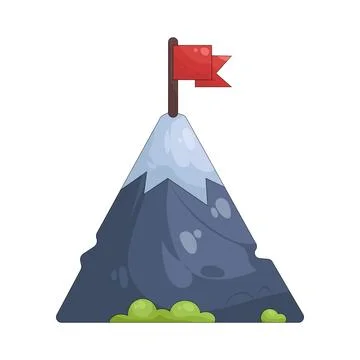 Illustration of Mountain Ilustração Stock