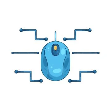 Illustration of mouse 스톡 일러스트