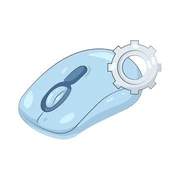 Illustration of Mouse setting Stock Illustration