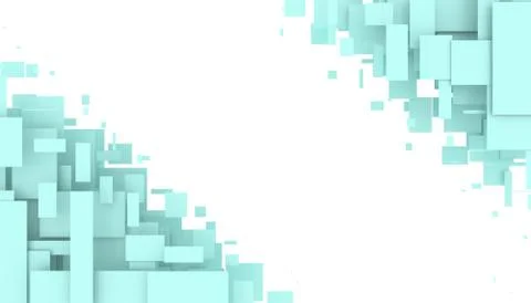 Illustration of moving rectangles. Illustrazione stock