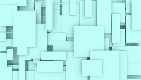 Illustration of moving rectangles. Stock-Illustration