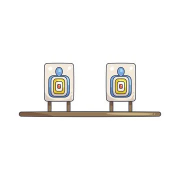 Illustration of moving target Stock-Illustration