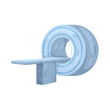 Illustration of MRI scan Stock Illustration